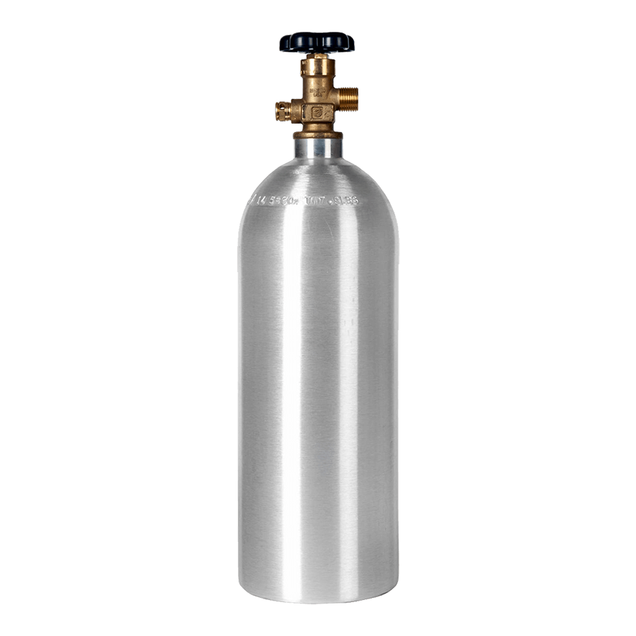 2.5lbs Aluminum CO2 Tank