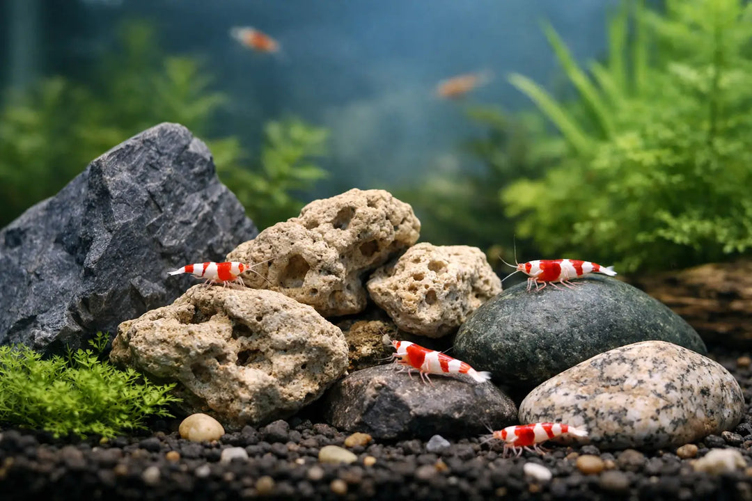 Best Aquarium Rocks for Healthy Shrimp Tanks
