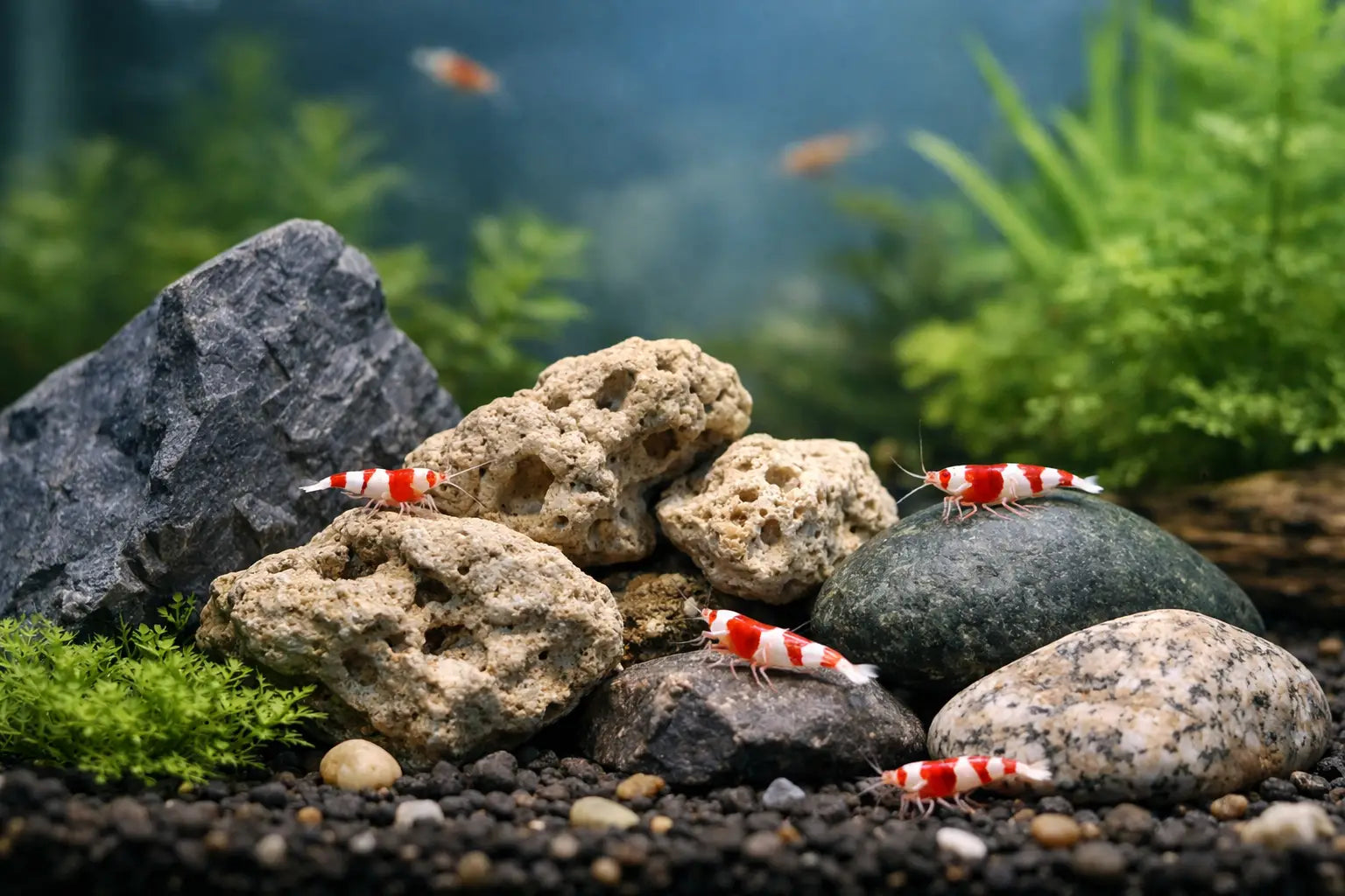 Best Aquarium Rocks for Healthy Shrimp Tanks