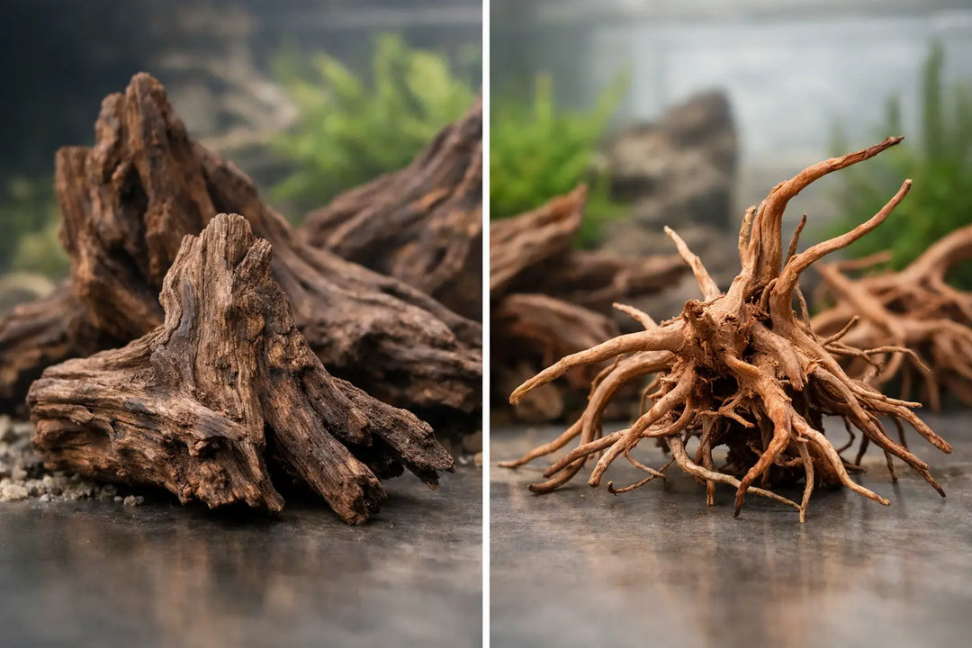Malaysian Driftwood vs Spider Wood