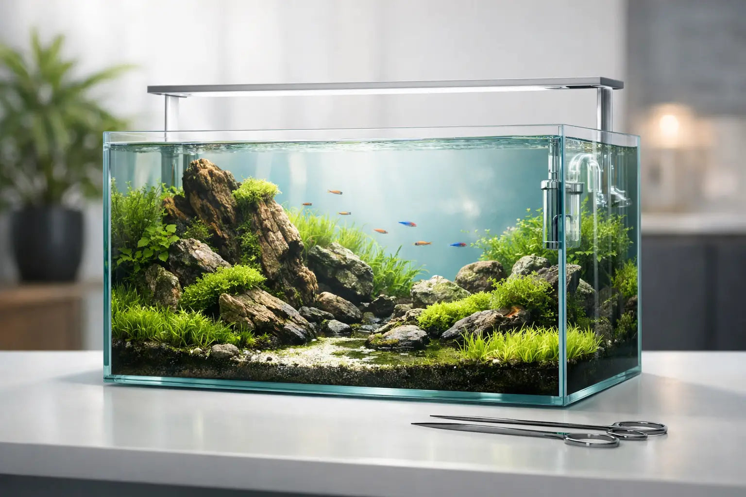 Choosing a Rimless Aquarium for Aquascaping