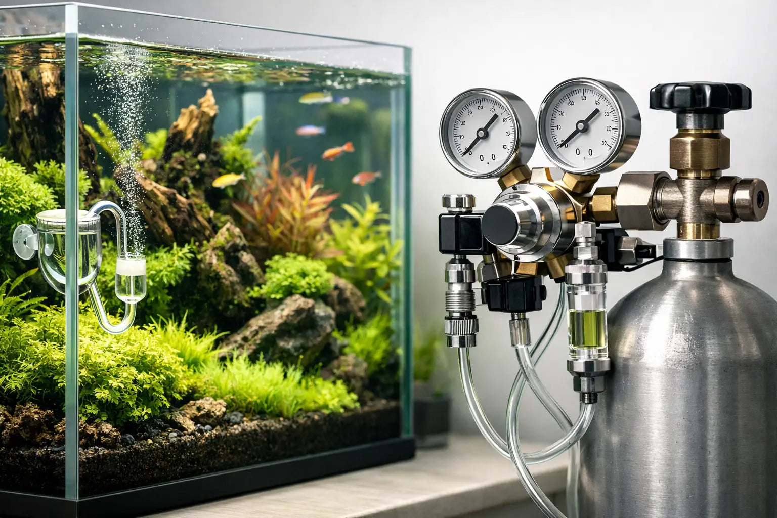 CO2 System Review for High-End Planted Tanks
