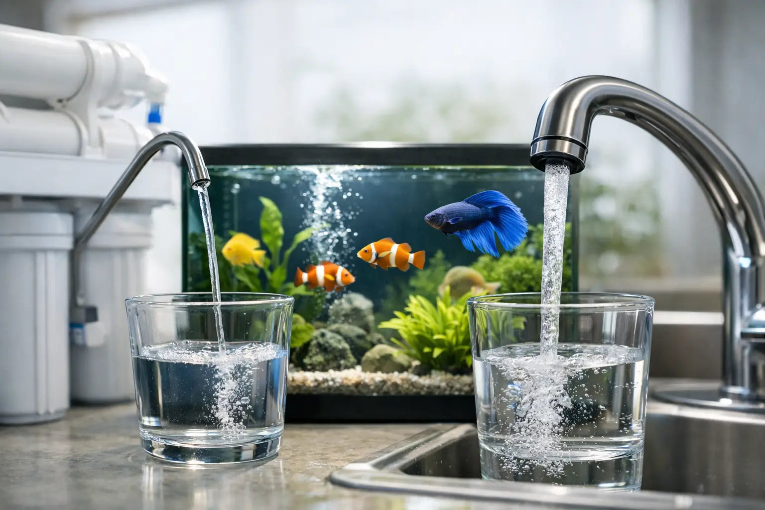 RO Water Versus Tap Water for Your Aquarium