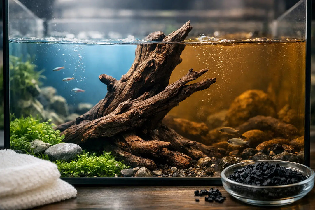 How to Prevent Driftwood Tannins in Aquariums