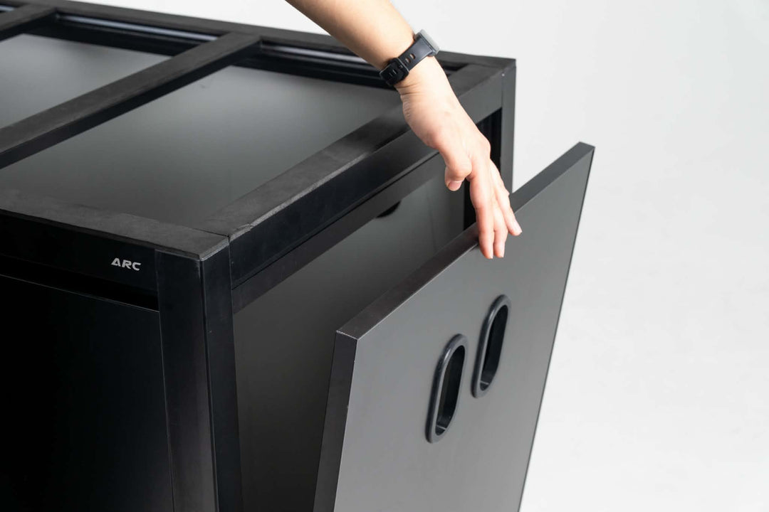 Aluminum Cabinet Stand by ARC