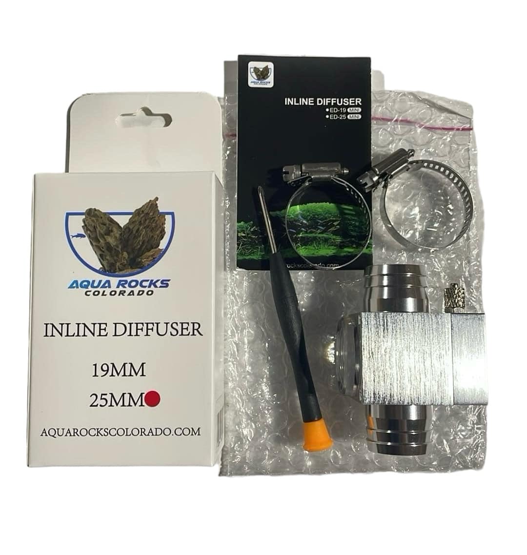 Clean Inline Diffuser Inline CO2 Diffuser 19mm & 25mm - For Fluval FX Canister Filters – Aqua ...