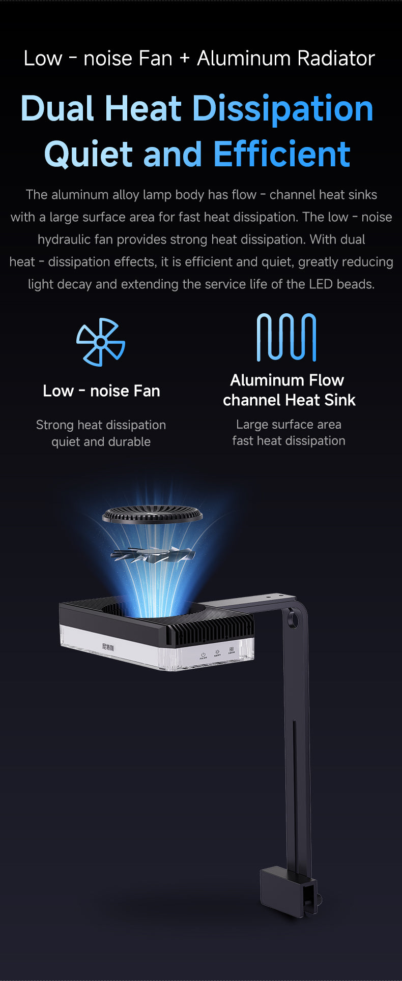 Netlea 6S Bracket Light Gen 3 - Smart Aquarium LED
